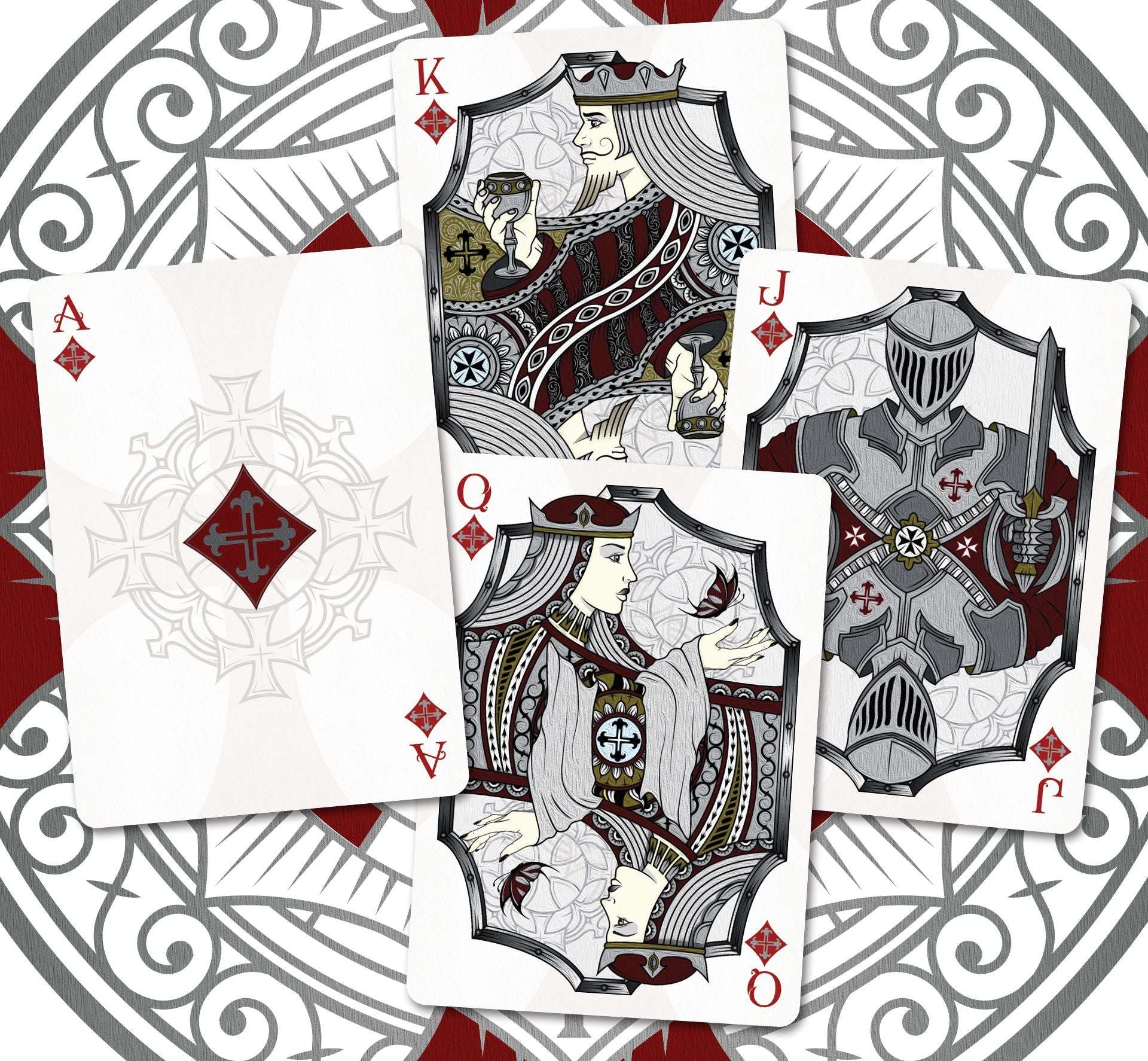 Stronghold Natural Playing Cards USPCC - Image 5