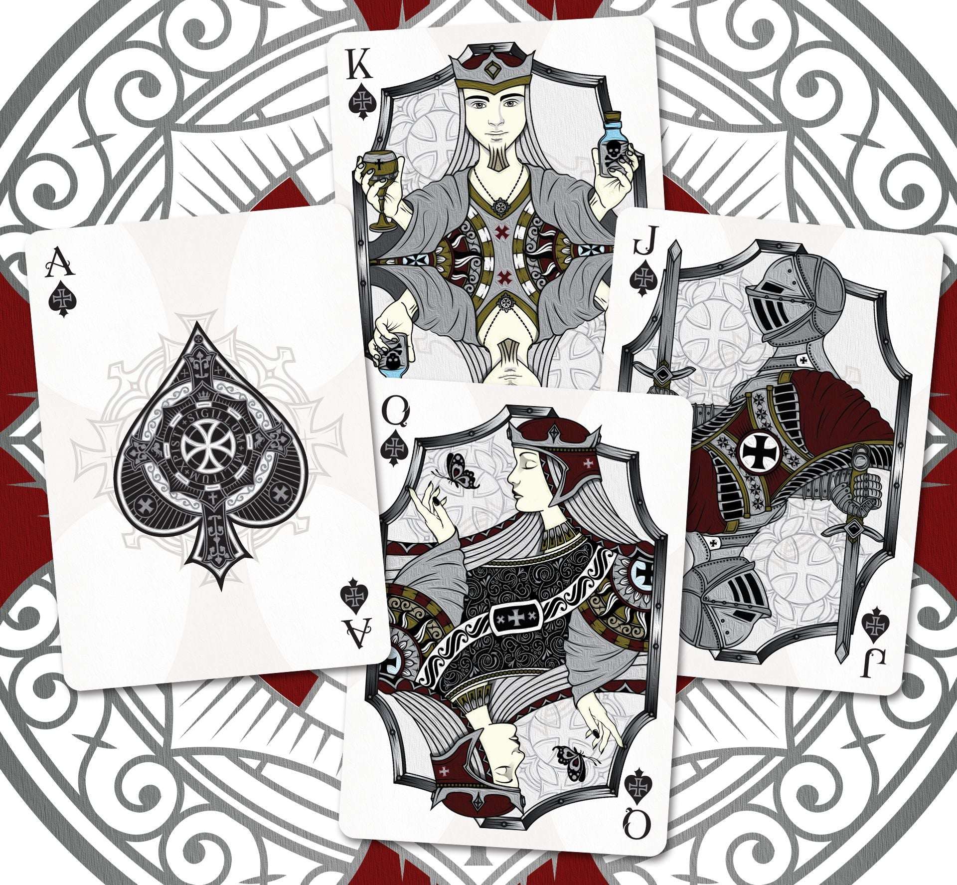 Stronghold Natural Playing Cards USPCC - Image 6