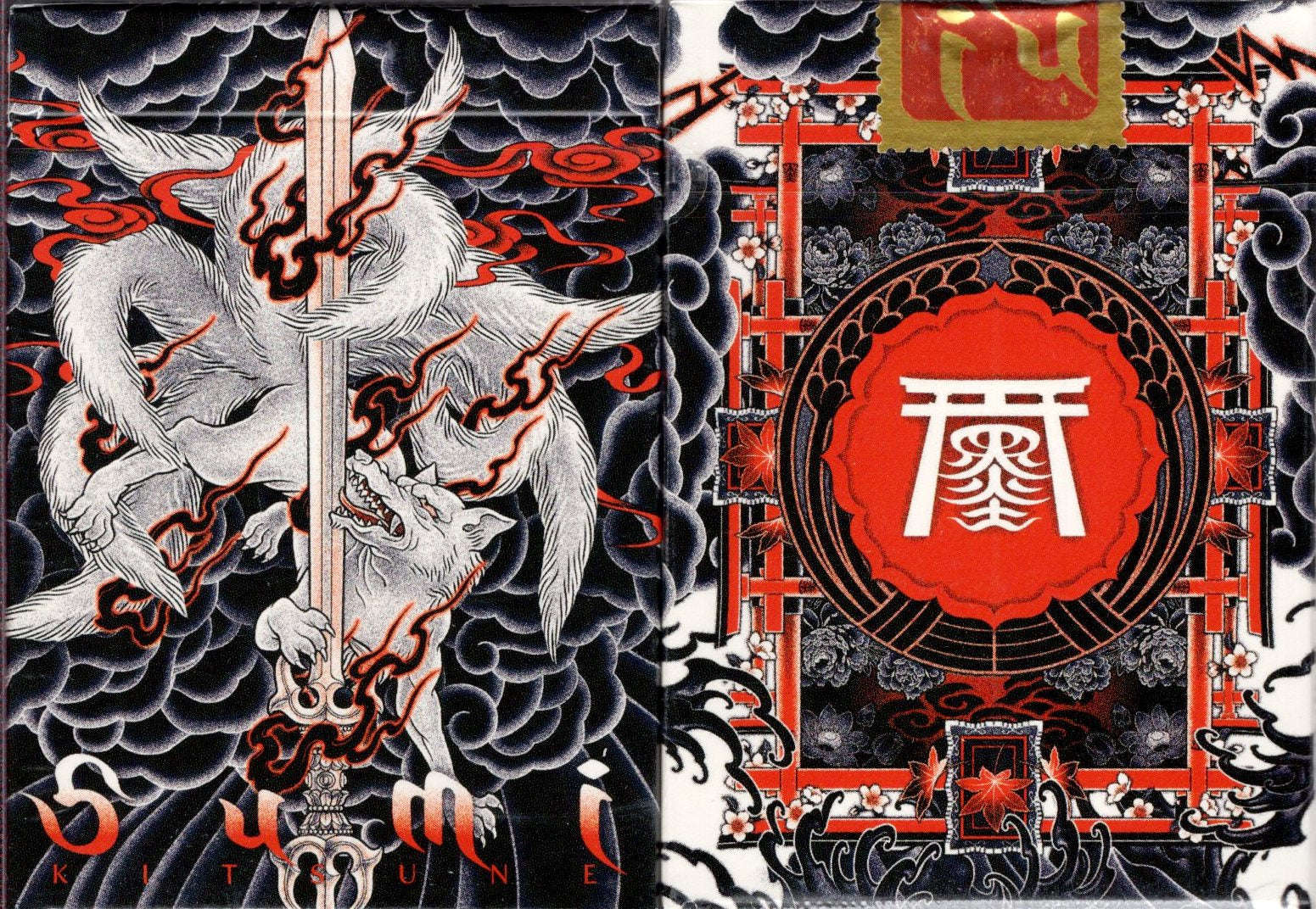 Sumi Kitsune Tale Teller Playing Cards USPCC
