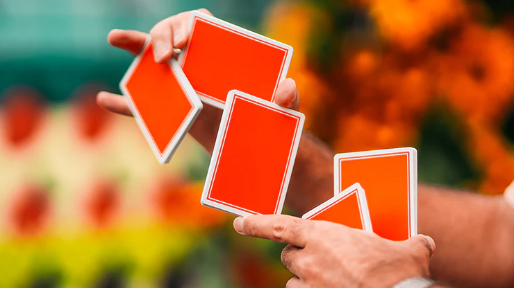 Summer NOC Pro Sunset Orange Marked Playing Cards USPCC - Image 5