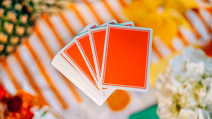 Summer NOC Pro Sunset Orange Marked Playing Cards USPCC - Image 6