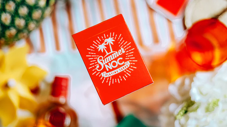 Summer NOC Pro Sunset Orange Marked Playing Cards USPCC - Image 7