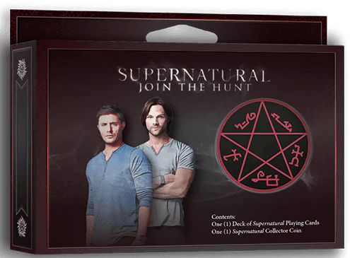 Supernatural Playing Cards and Devil’s Trap Coin