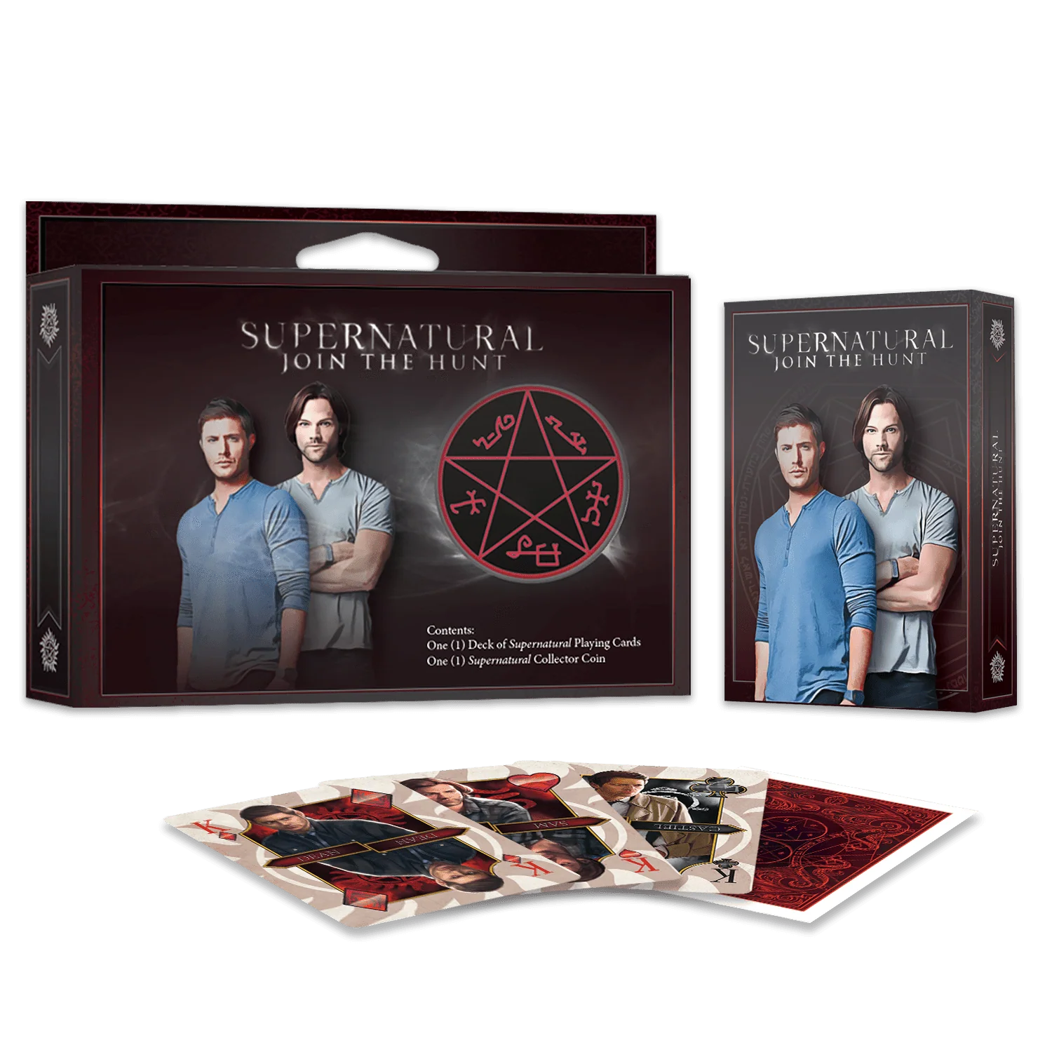Supernatural Playing Cards and Devil’s Trap Coin - Image 8