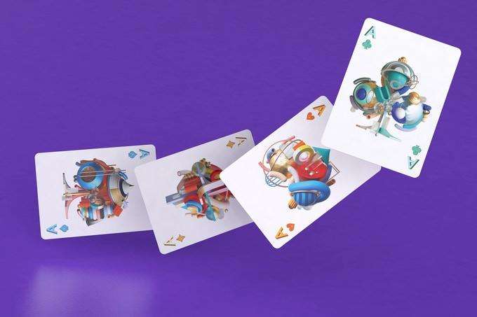 Surrealism Bicycle Playing Cards - Image 3