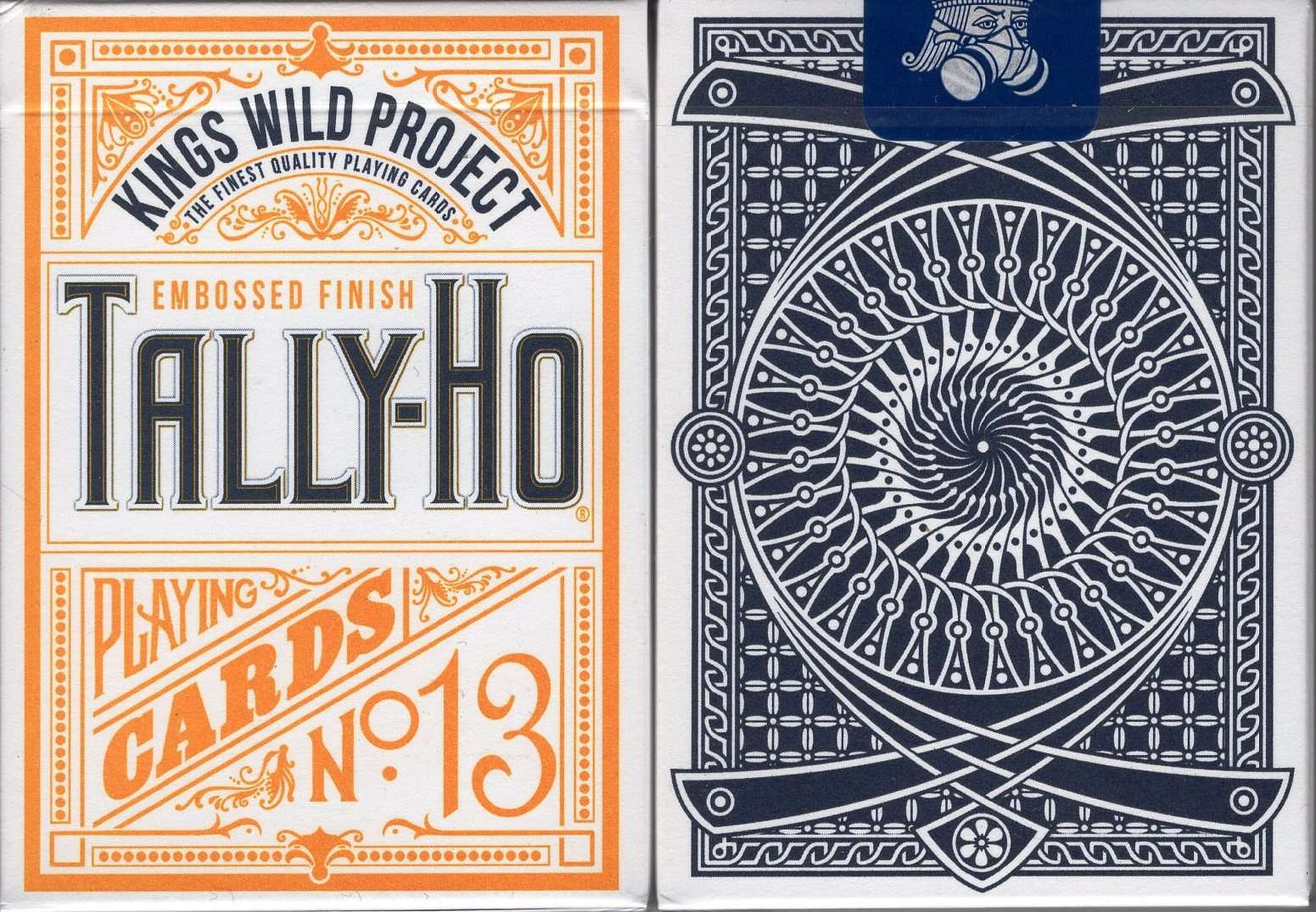Tally-Ho Kings Wild Blue Playing Cards