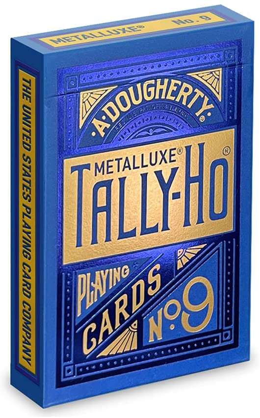 Tally-Ho MetalLuxe Blue Playing Cards - Image 6