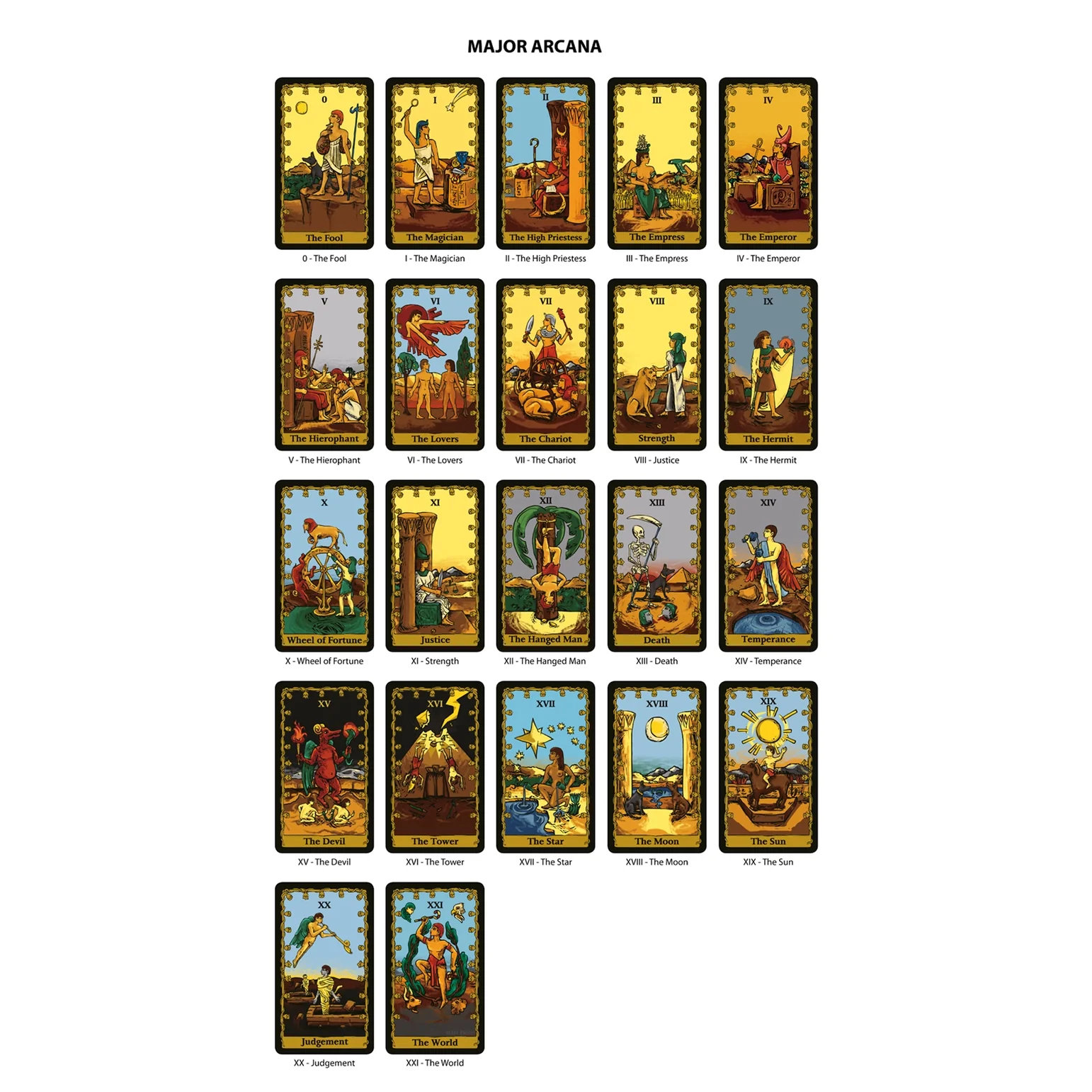 Tarot of the Nile Tarot Cards Deck - Image 7