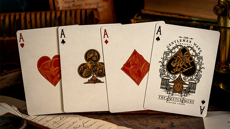 The Beetle Backs Playing Cards - Cobalt Edition - Image 3