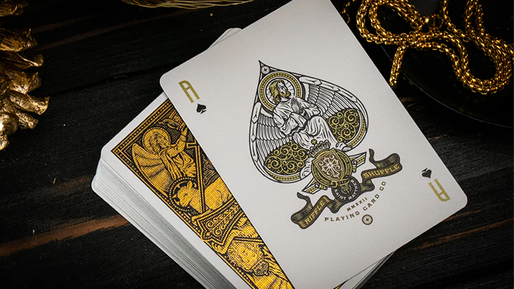 The Cross Golden Grace Foiled Edition Playing Cards - Image 4