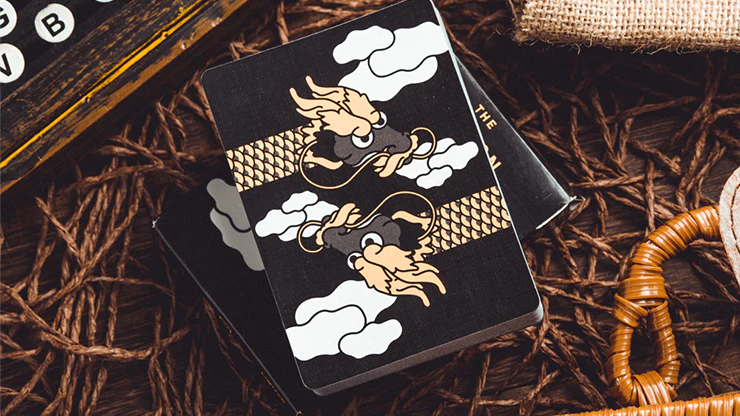 The Dragon Black Gilded Playing Cards - Image 2
