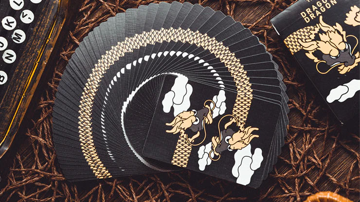 The Dragon Black Gilded Playing Cards - Image 5