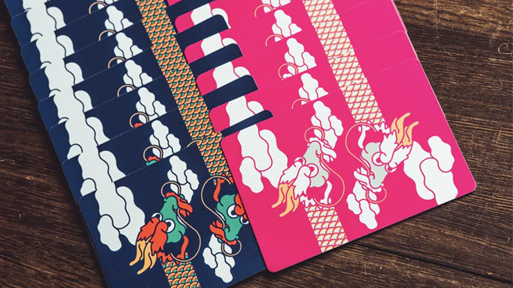 The Dragon Pink Gilded Playing Cards MPC - Image 3