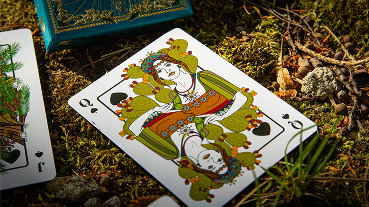 The Green Man Summer v2 Playing Cards Cartamundi - Image 5
