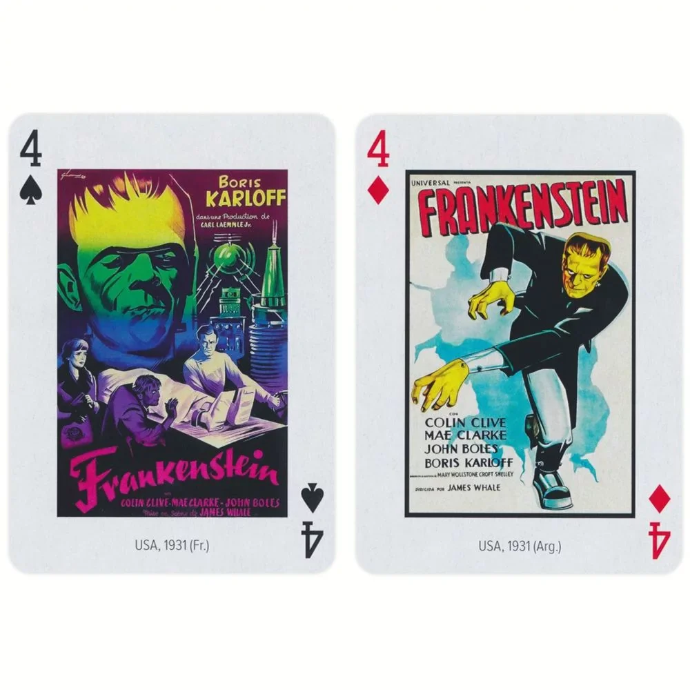 The Horror! Movie Poster Playing Cards by Piatnik - Image 3