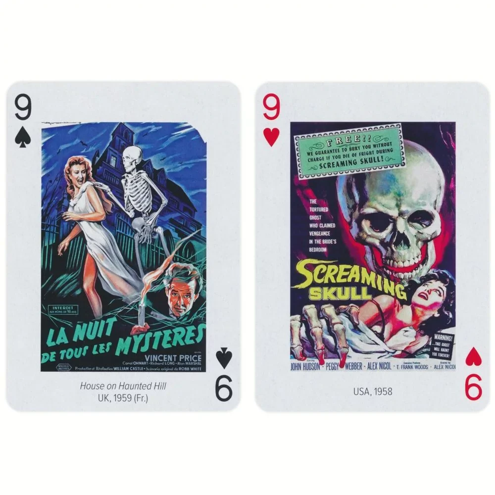 The Horror! Movie Poster Playing Cards by Piatnik - Image 4