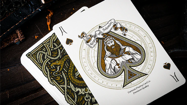 The Keys of Solomon: Golden Grimoire Playing Cards by Riffle Shuffle - Image 6