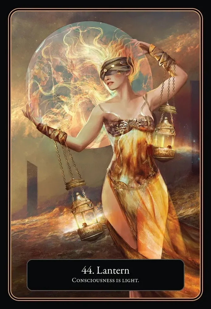 The Lantern Oracle Cards Blue Angel - Image 2