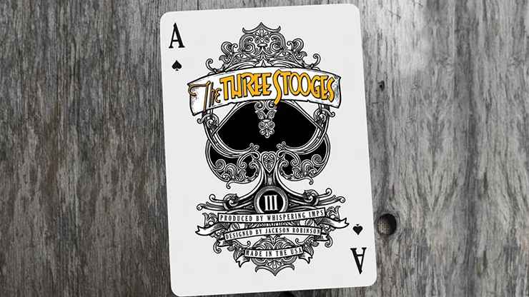 The Three Stooges Playing Cards USPCC - Image 2