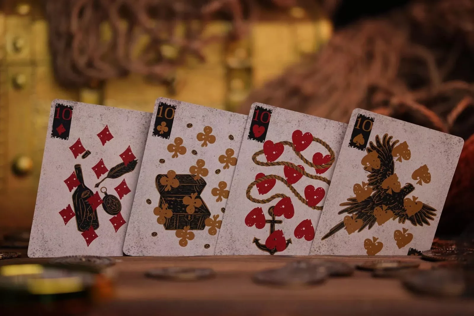 The Trial of Blackbeard Playing Cards - Black Obsidian - Image 5