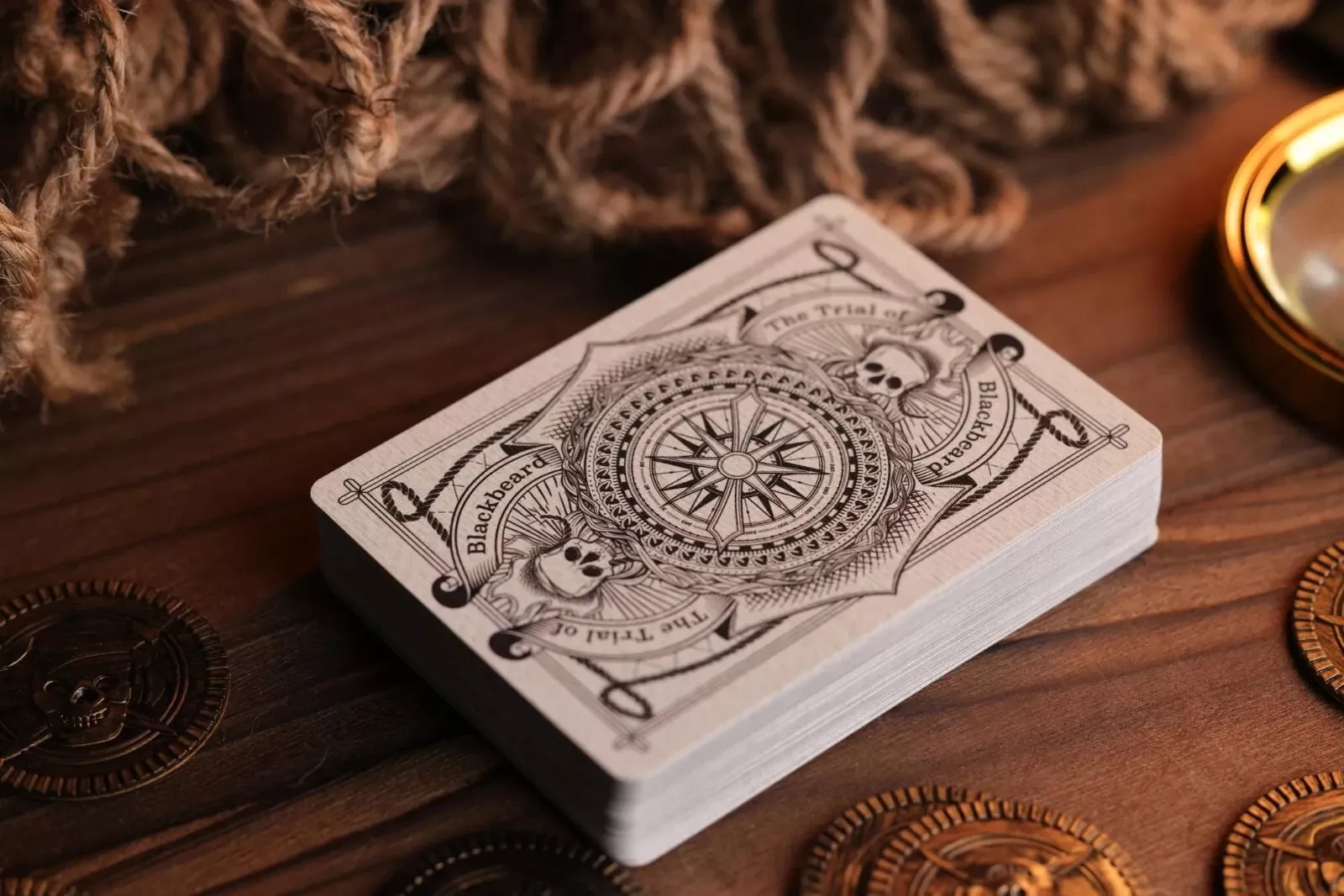 The Trial of Blackbeard Playing Cards - Pearl White - Image 6