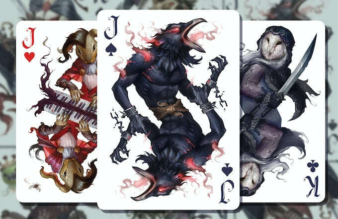 Therian Wood Playing Cards USPCC - Image 9