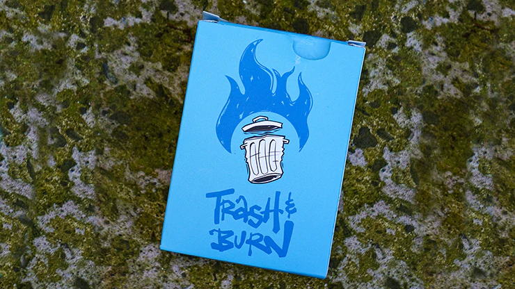 Trash & Burn Blue Playing Cards - Image 7