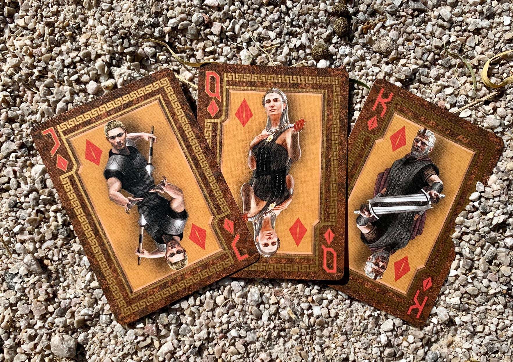 Trojan War Gilded Bicycle Playing Cards - Image 5