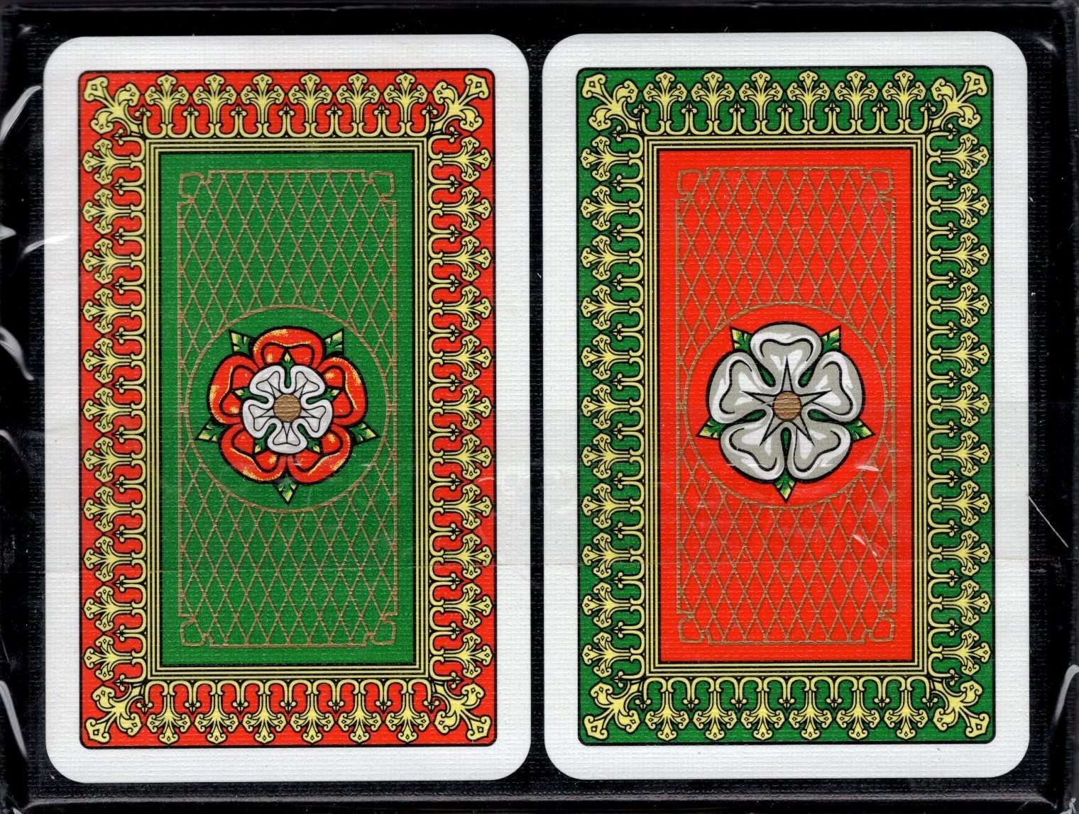 Tudor Rose 2 Deck Set Bridge Size Playing Cards Piatnik - Image 2