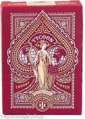 Tycoon Crimson Red Playing Cards USPCC - Image 2