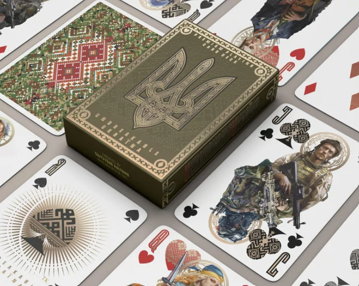 UNBREAKABLE UKRAÏNA (UU) Playing Cards with Numbered Seal - Image 2