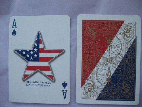 USA Red, White & Blue Series Bicycle Playing Cards 6 Deck Set - Image 6