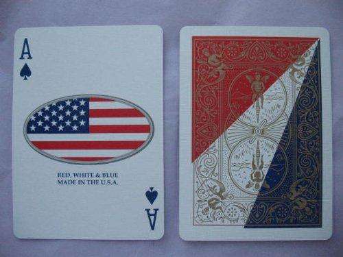 USA Red, White & Blue Series Bicycle Playing Cards 6 Deck Set - Image 8
