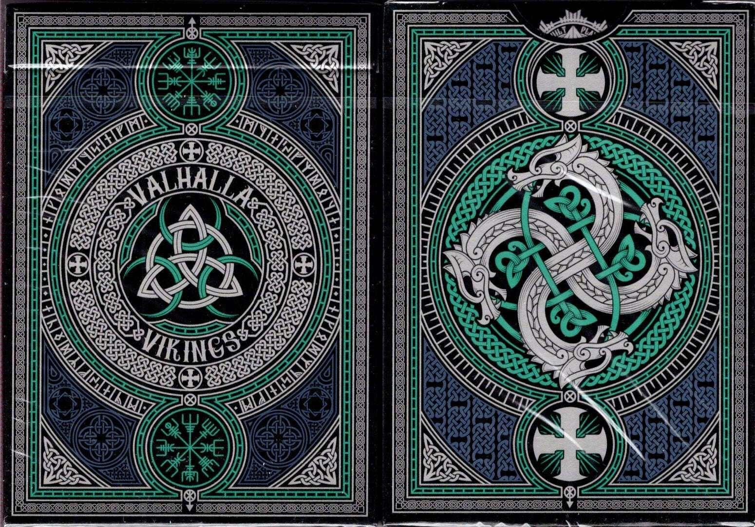 Valhalla Viking Emerald Playing Cards USPCC