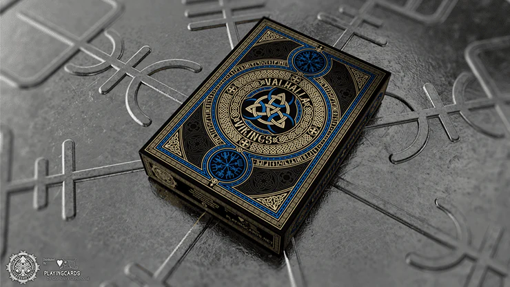 Valhalla Viking Sapphire Playing Cards USPCC - Image 2