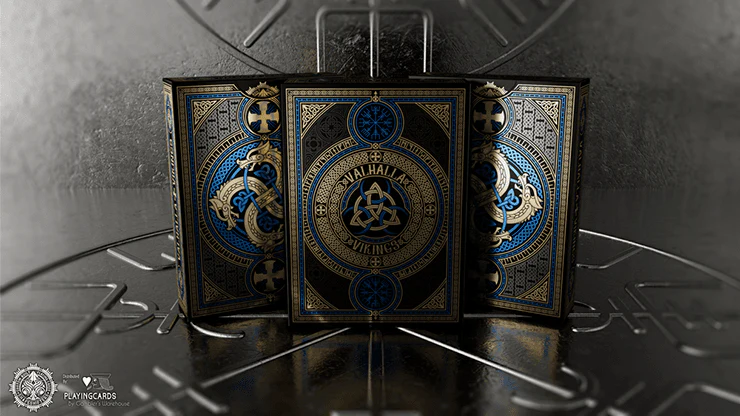 Valhalla Viking Sapphire Playing Cards USPCC - Image 7