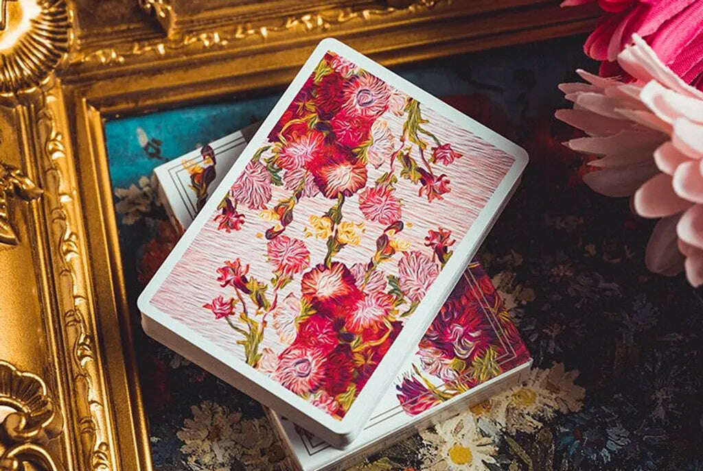 Van Gogh Asters & Phlox Playing Cards with Numbered Seal - Image 10