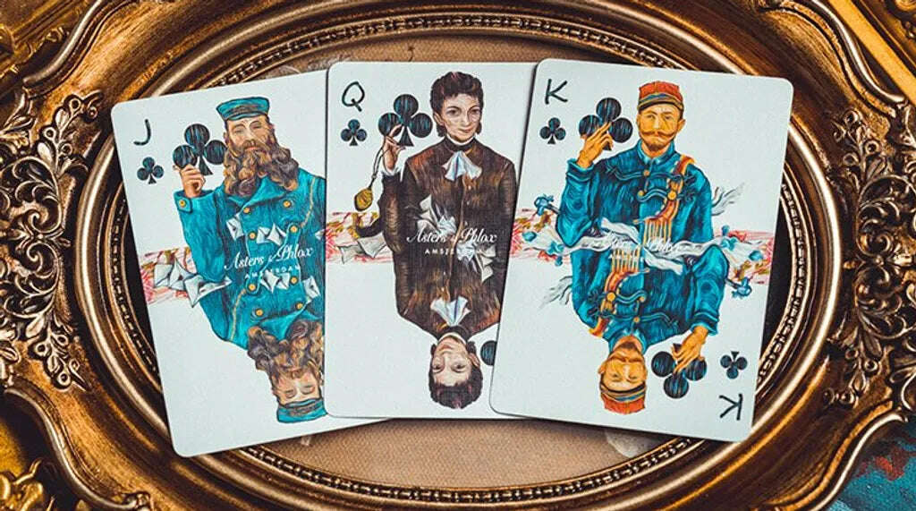 Van Gogh Asters & Phlox Playing Cards with Numbered Seal - Image 8