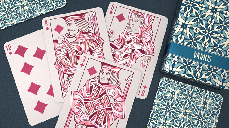 Varius Teal Playing Cards Cartamundi - Image 4