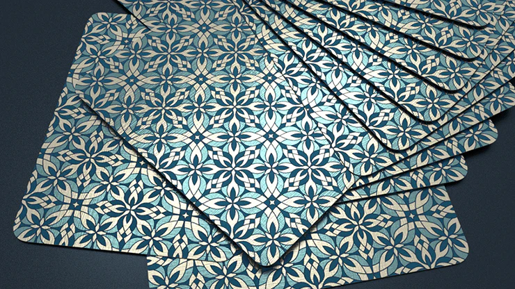 Varius Teal Playing Cards Cartamundi - Image 6