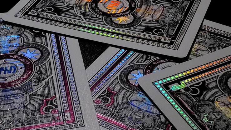 Vegas Diffractor Ultraviolet Playing Cards VXD - Image 7