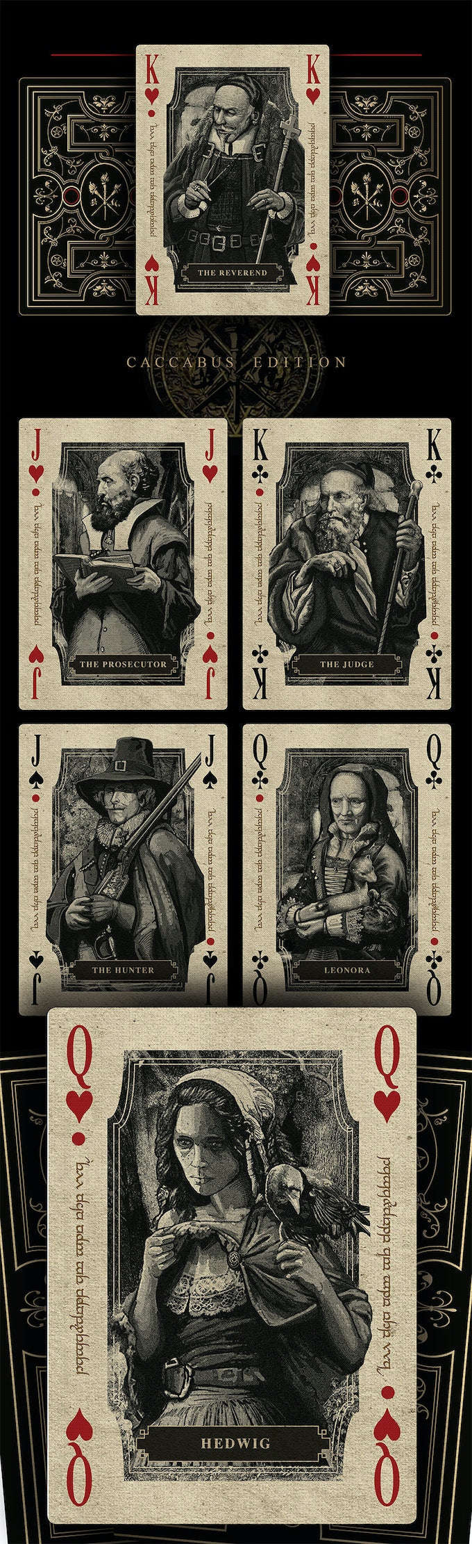 Vengeance of Witches Playing Cards 2 Deck Set NPCC - Image 10