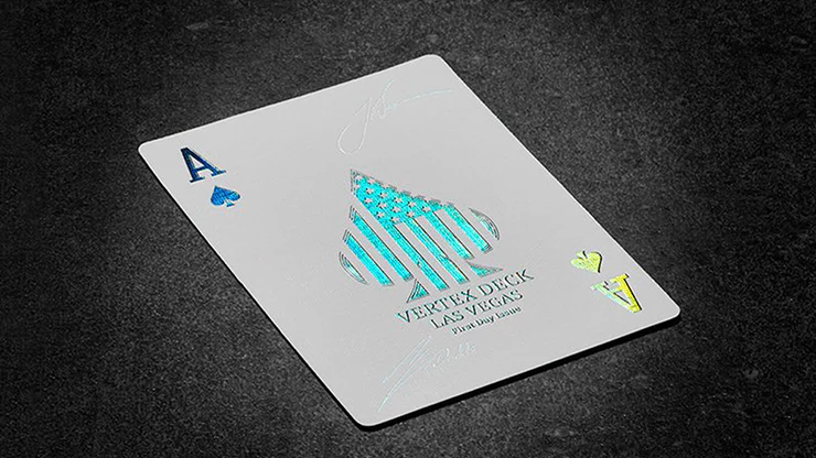 Vertex Black (Metal Case) Playing Cards - Image 2