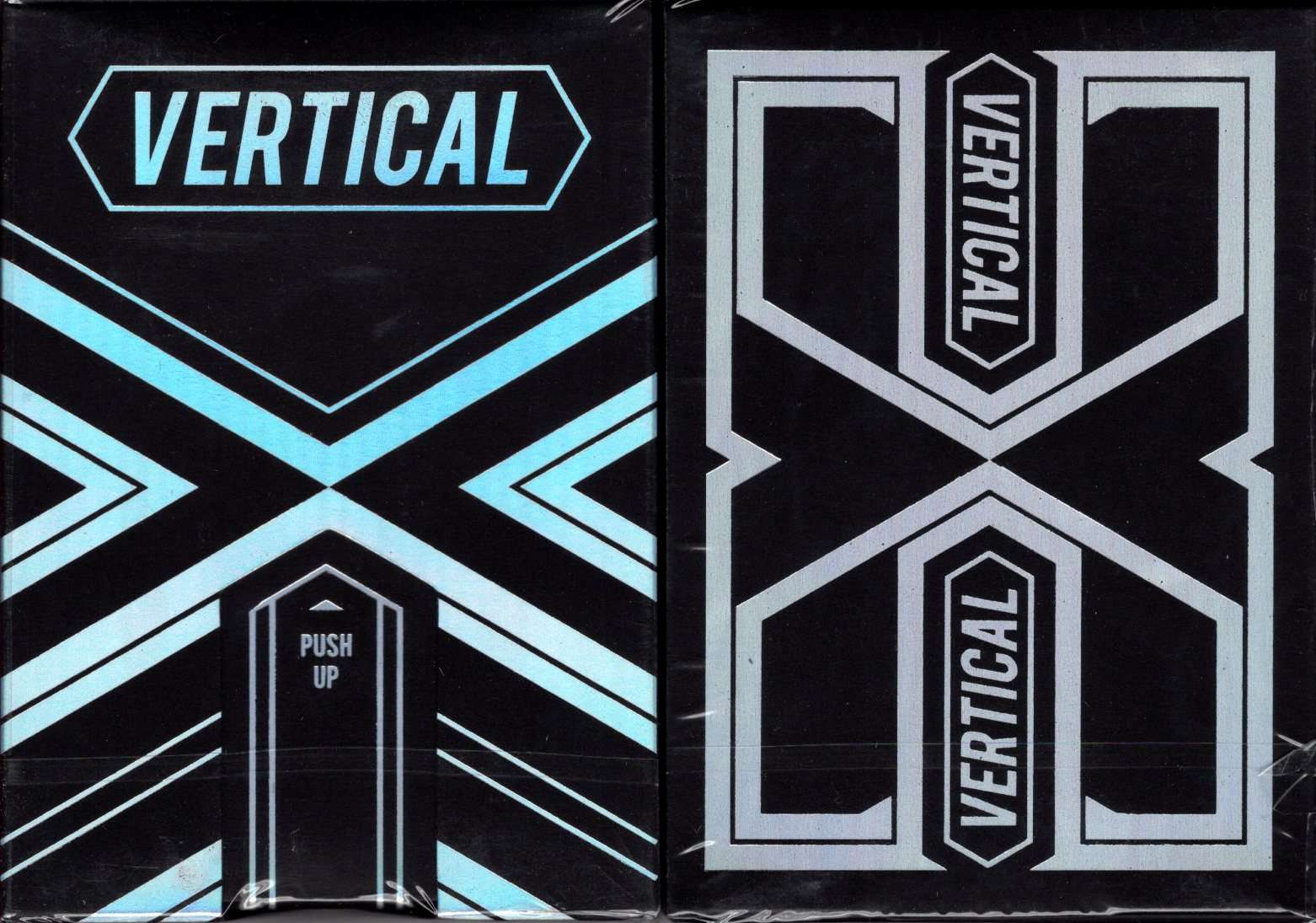 Vertical Black Playing Cards TWPCC