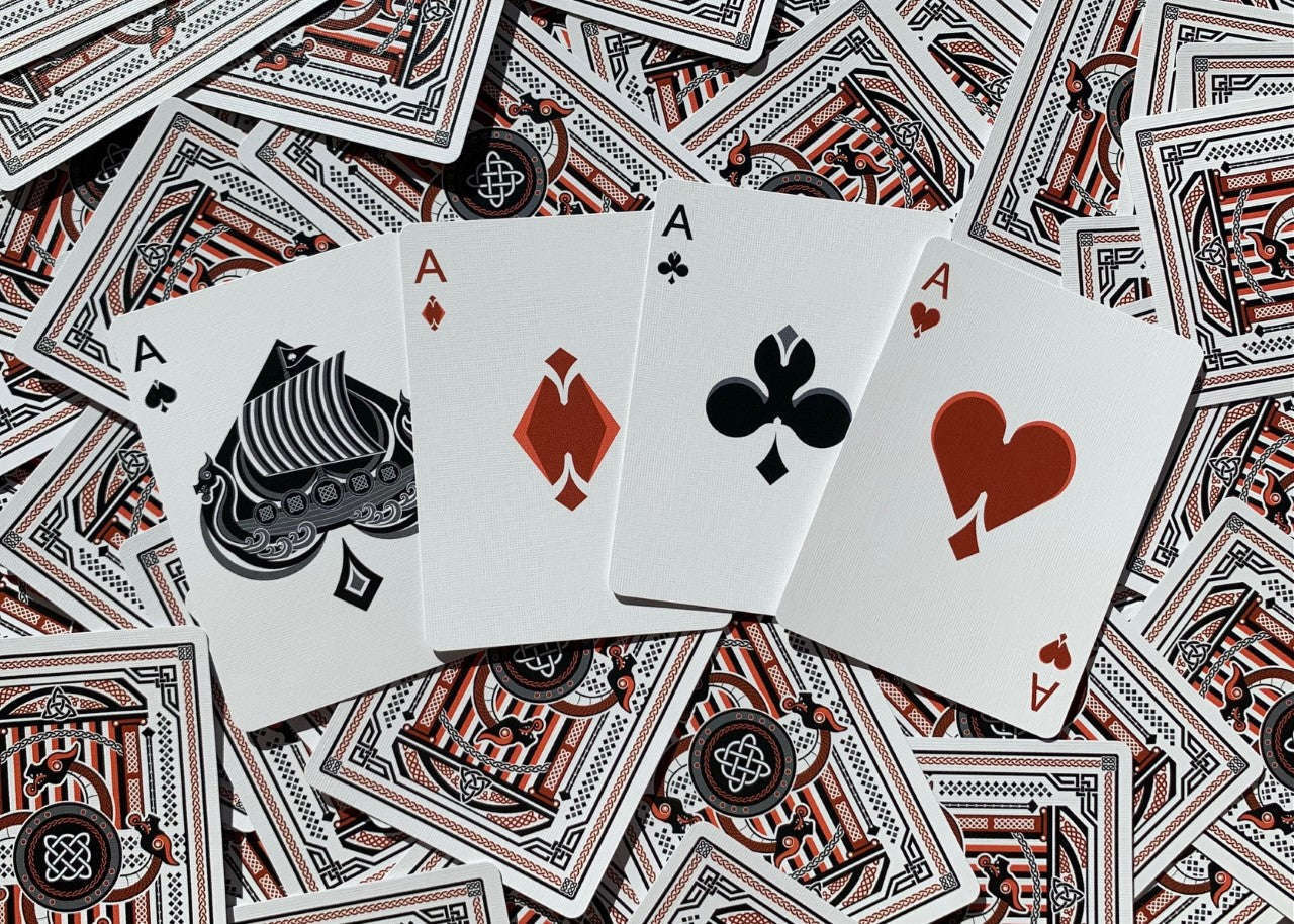 Vikings Gilded Bicycle Playing Cards - Image 5