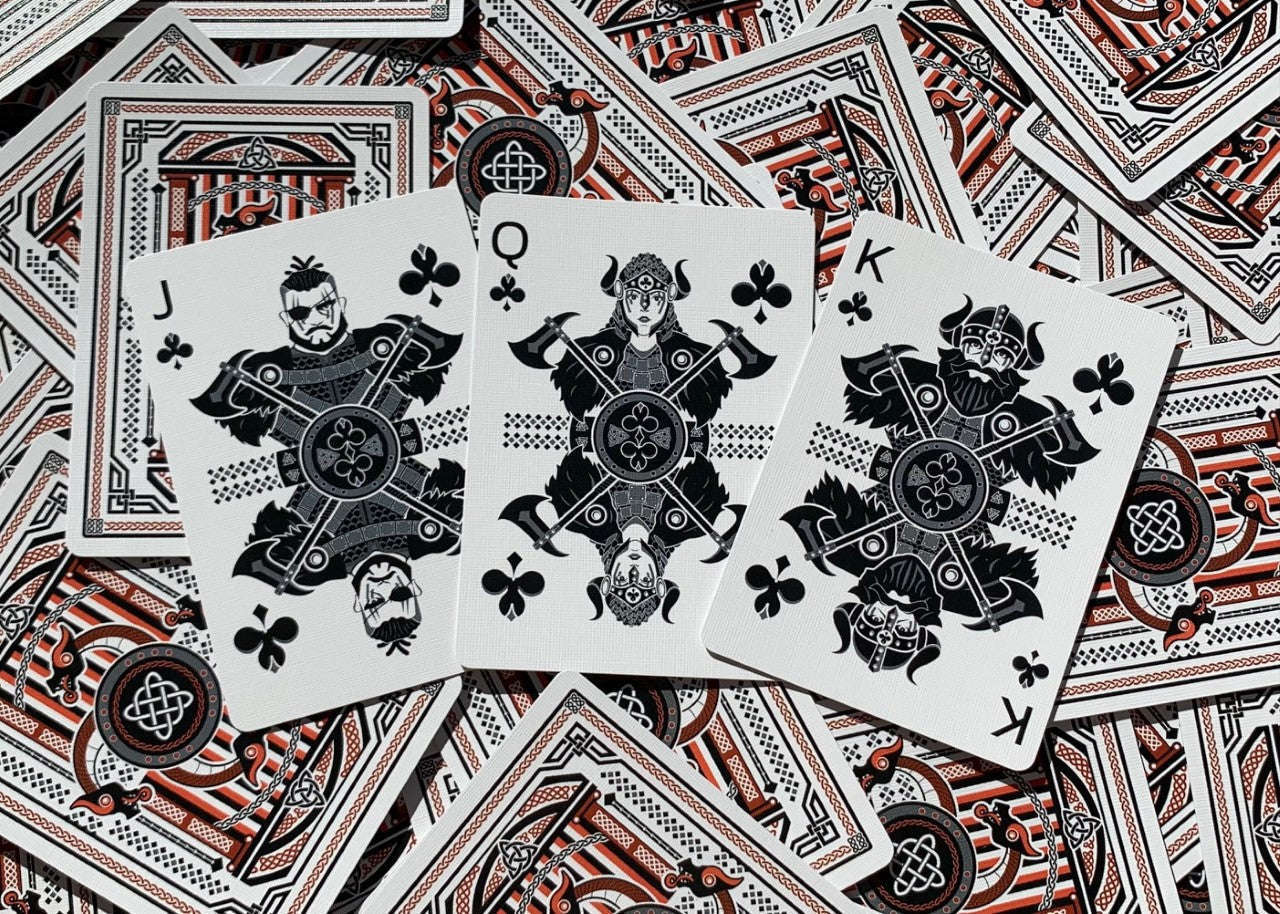 Vikings Gilded Bicycle Playing Cards - Image 7