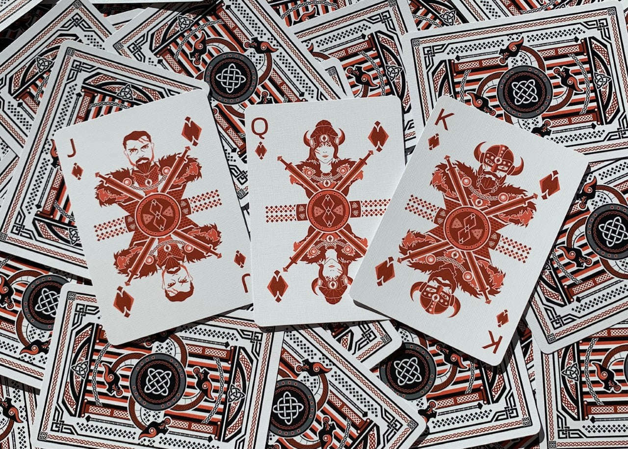 Vikings Gilded Bicycle Playing Cards - Image 8