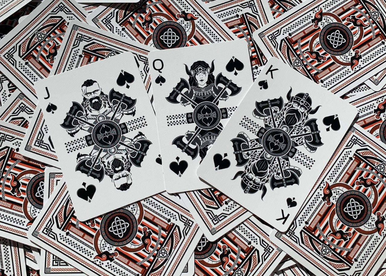 Vikings Gilded Bicycle Playing Cards - Image 9