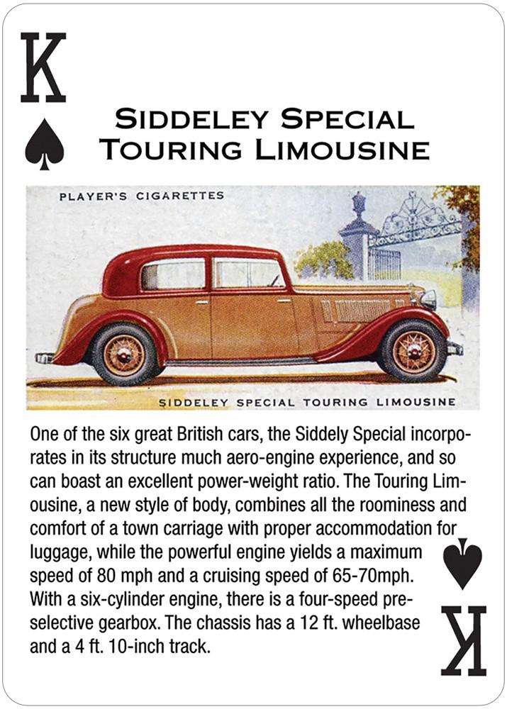 Vintage Motor Cars Playing Cards USGS - Image 4
