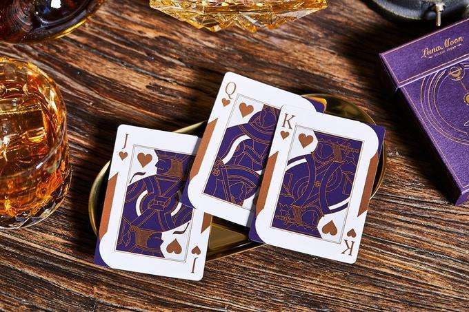 Violet Luna Moon Deluxe 2 Deck Set (Classic & Deluxe) Playing Cards USPCC - Image 9